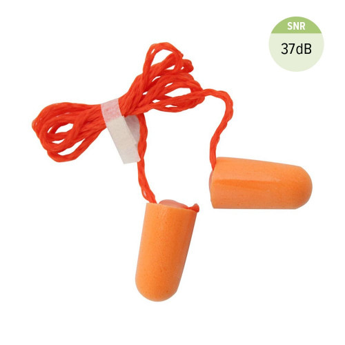 3M Disposable Corded Ear Plugs - SNR 37dB