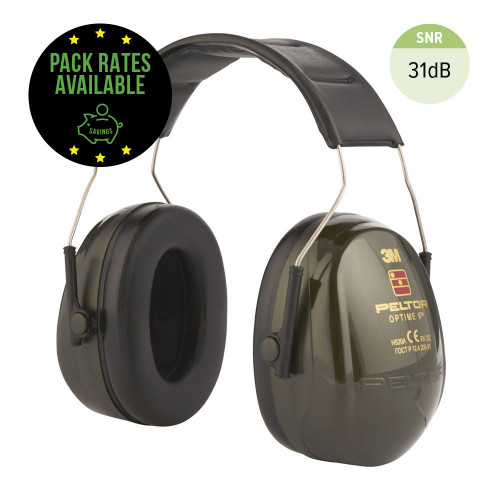 3M Peltor Optime II Headband Ear Defenders - SNR 31dB Pack Rates
