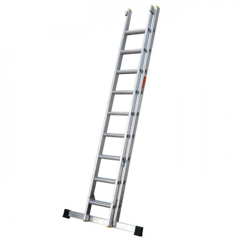 Aluminium 2 Section Ladder - 2.5m-4.25m