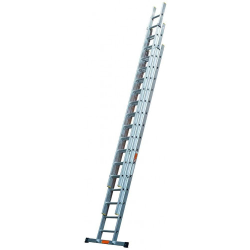 Aluminium 3 Section Ladder - 4.0m-10m