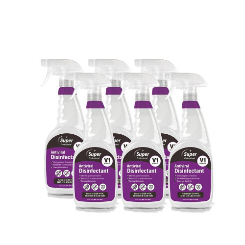 Antiviral Disinfectant Spray - 6 x 750ml