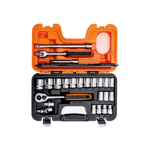 Bahco 1/2inch Drive Metric Socket Set - 24 Piece