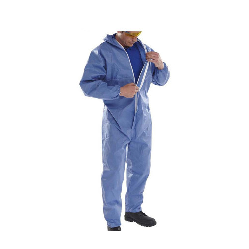 3XL Blue Chemical Resistant Disposable Spraysuits Type 5/6 *Clearance*
