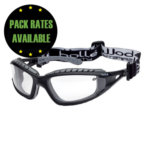 Bolle Platinum Tracker Safety Glasses - Clear