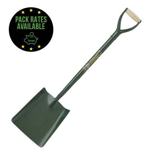 Bulldog No.2 All Steel Square Mouth Shovel - 28