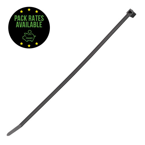 Cable Ties / Zip Ties - 7.6mm x 390mm (100 Pack) Pack Rates