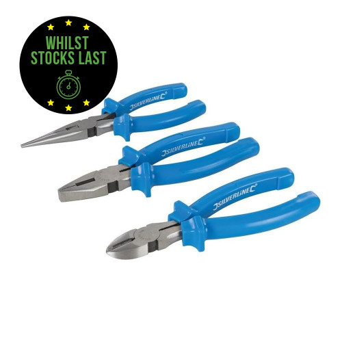 Three Piece Plier Set for Groundsman Essential Toolkit Whilst Stocks Last