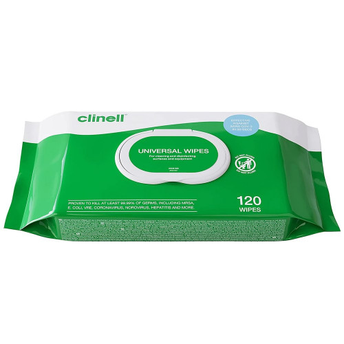 Clinell Universal Wipes (Pack of 120)