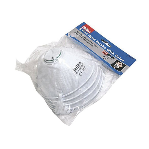 Disposable FFP1 Dust Mask with Valve (Pack of 5)