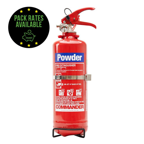 Dry Powder Fire Extinguisher - 1kg Pack Rates