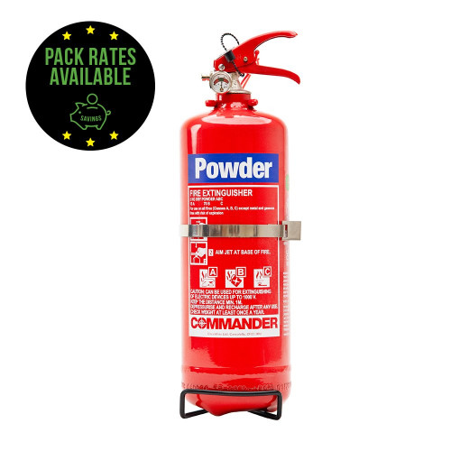 Dry Powder Fire Extinguisher - 2kg Pack Rates