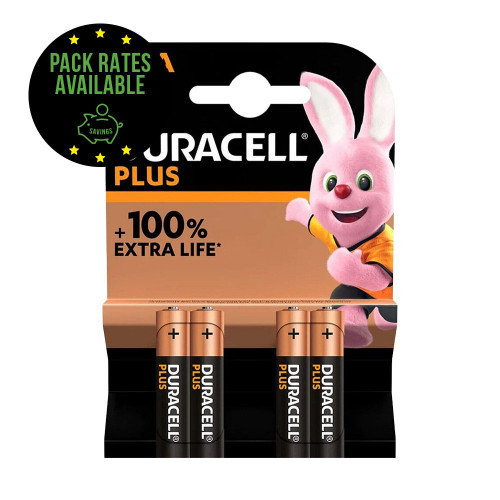 Duracell Plus AAA Batteries Pack Rates
