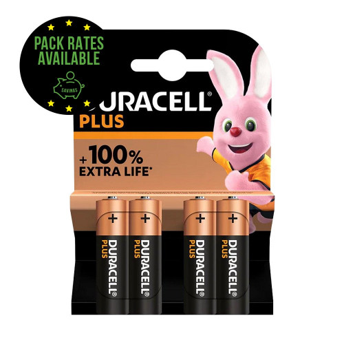 Duracell Plus AA Batteries Pack Rates