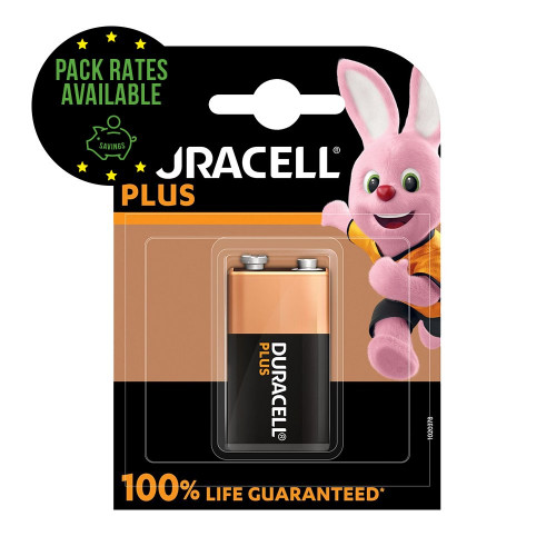 Duracell Plus PP3 9 Volt Battery Pack Rates