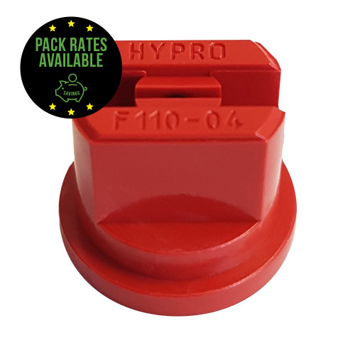Fan Tip Nozzle - Red 110° Pack Rates