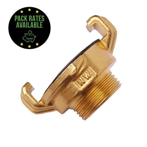 Geka Style Male Threaded Connector - 3/4inch (19mm) Pack Rates