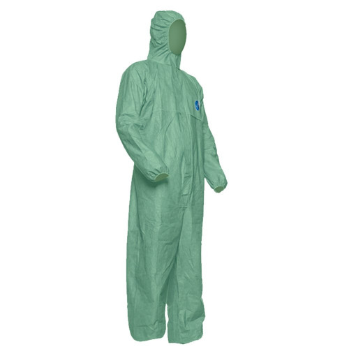Green Tyvek Chemical Resistant Disposable Spraysuit Type 5/6
