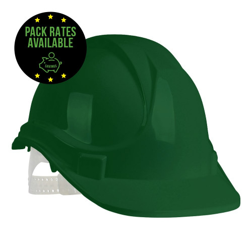 Green Vented Hard Hat Pack Rates
