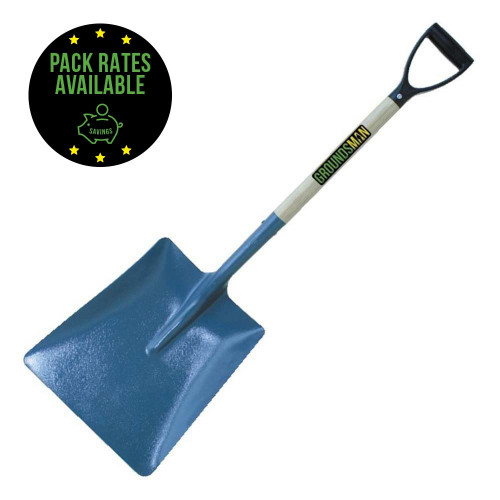Groundsman No.10 Pan Shovel - 28inch Ash Shaft & PD Handle Pack Rates