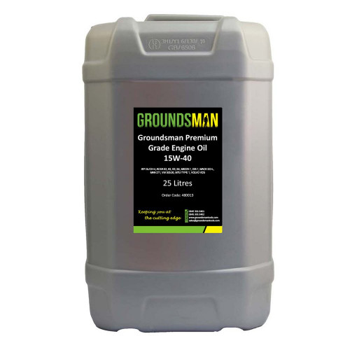 Groundsman Premium Grade 15W/40 Engine Oil - 25 Litre