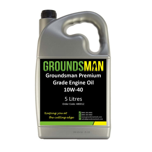 Groundsman Premium Grade Engine Oil 10W/40 - 5 Litre