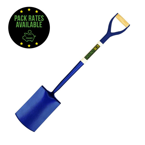 Groundsman Professional Treaded Digging Spade - 28inch Ash Shaft & MYD Handle Pack Rates