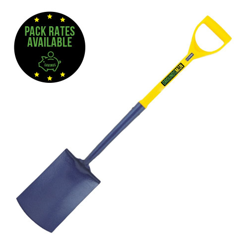 Groundsman Professional Treaded Digging Spade - 28inch Polyfibre PYD Handle Pack Rates