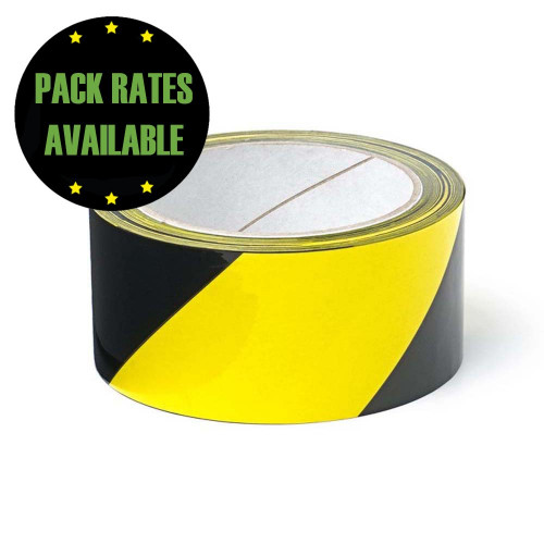 Zebra Tape (Adhesive) - Black & Yellow