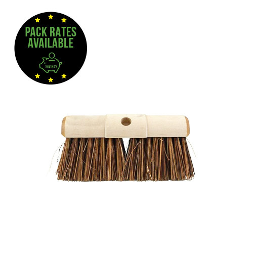 Head Only - 13 Inch Bassine Yard Broom Pack Rates