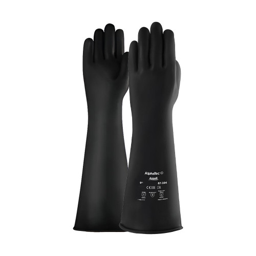 Heavyweight Natural 17inch Rubber Gloves