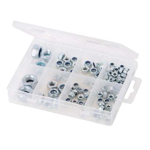 Hex Nylock Assorted Pack (M4 - M12) - 108 Piece