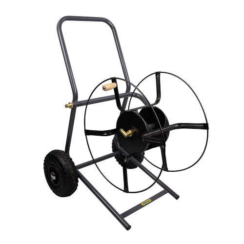 Hozelock 120m Metal Hose Cart (Two Wheel) 01