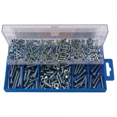 Machine Screw & Nut Assorted Pack (25mm - 38mm) - 105 Piece 01