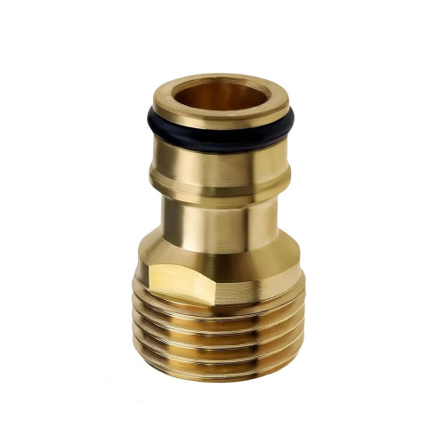 Male Threaded Brass Quick Connector - 1/2