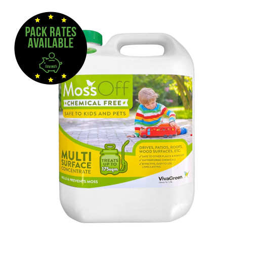 Moss Off Chemical Free Multi Surface Concentrate - 5 Litre Pack Rates