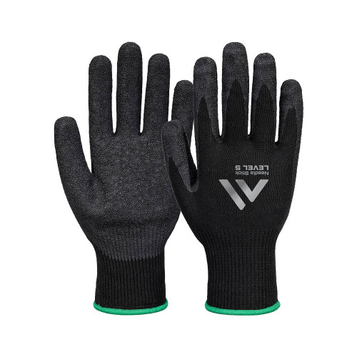 Needle Resistant F-Cut Level 5 Crinkle Gloves