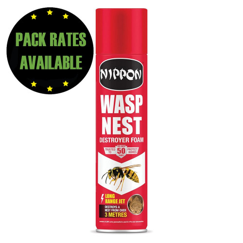 Nippon Wasp Nest Destroyer Foam, 300ml Pack Rates