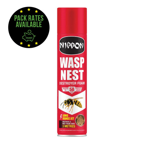 Nippon Wasp Nest Destroyer Foam, 300ml Pack Rates