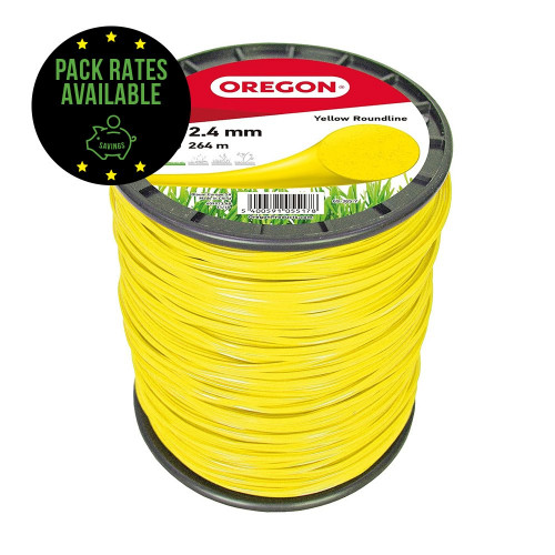 Oregon Yellow Roundline 2.4mm x 264m Pack Rates