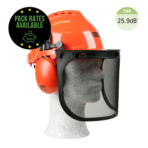 Oregon Yukon Forestry Helmet, Mesh Visor & Muff Set - SNR 25.9dB Pack Rates