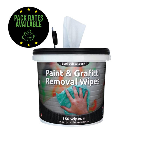 Paint & Graffiti Wipes - Tub of 150 Pack Rates