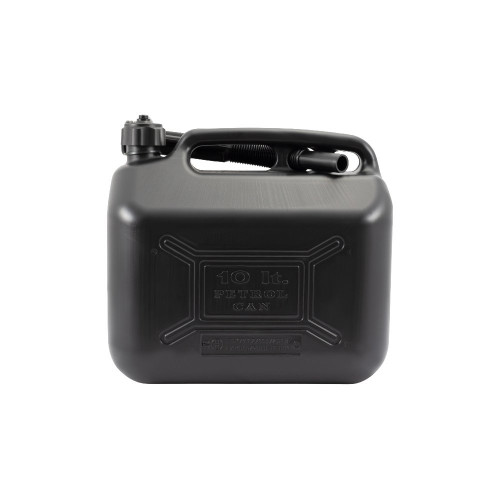 Plastic Fuel Can 10 Litre - Black