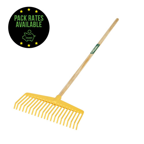 Polypropylene 21 Tine Multi Purpose Leaf & Lawn Rake Pack Rates