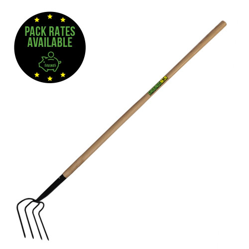 Professional Lightweight 4 Prong Muck Drag - 72inch Handle Pack Rates