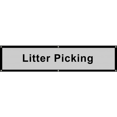 Quazar Roll Up Supplement Plate - Litter Picking (to fit 040007)