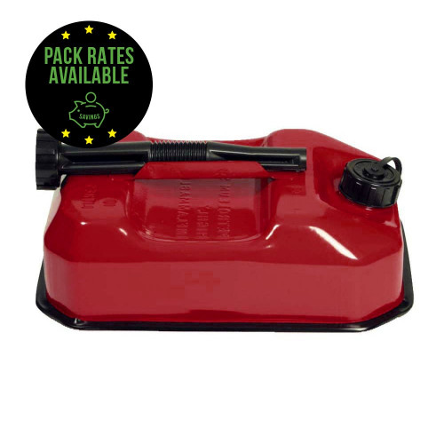 Rhino (Paddy) Steel Fuel Can - Red 5 Litre Pack Rates