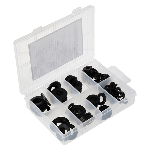 Rubber Washers Assorted Pack (5.8mm - 22mm) - 120 Piece