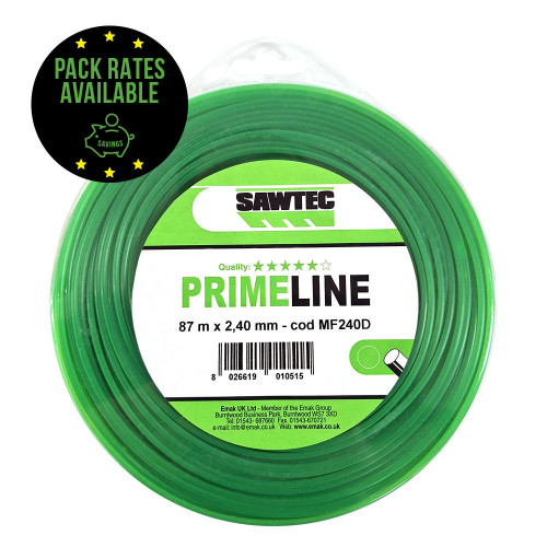 Sawtec Nylon Roundline - 2.4mm x 87m Pack Rates