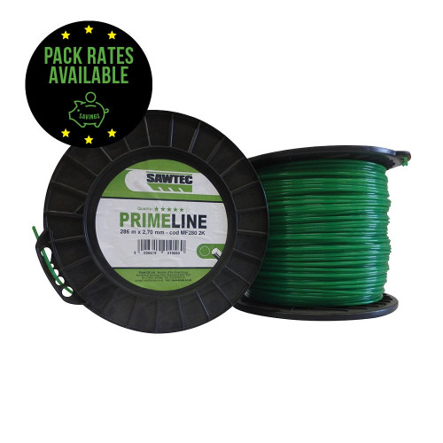 Sawtec Nylon Squareline - 2.4mm x 274m Pack Rates