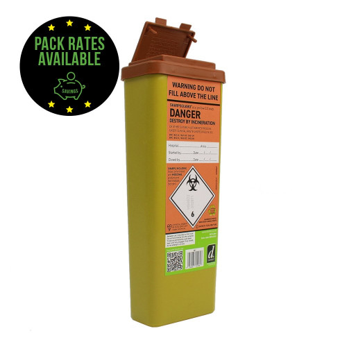 Sharps Disposal Bin - 0.5 Litre Pack Rates